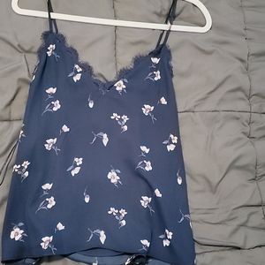 Navy blue loose tank